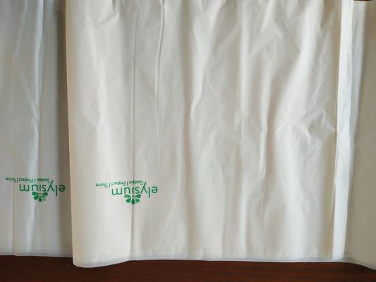 白い有機性生物分解性のごみ袋70 x 110/60 x 80印刷を用いるCM