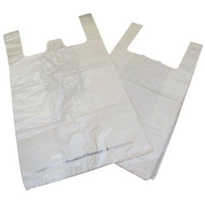 透明なコーン スターチの生物分解性のプラスチック買い物袋