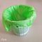 注文の緑の生物分解性のごみ袋
